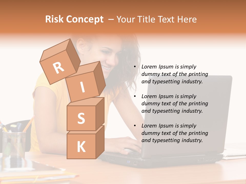 Desk Mobility Student PowerPoint Template