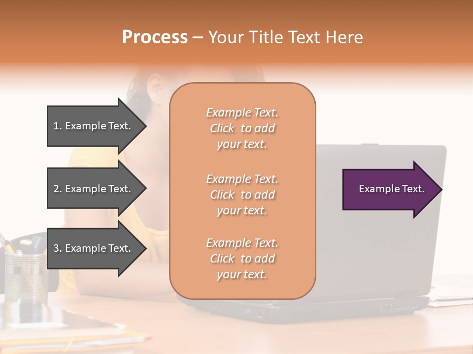 Desk Mobility Student PowerPoint Template