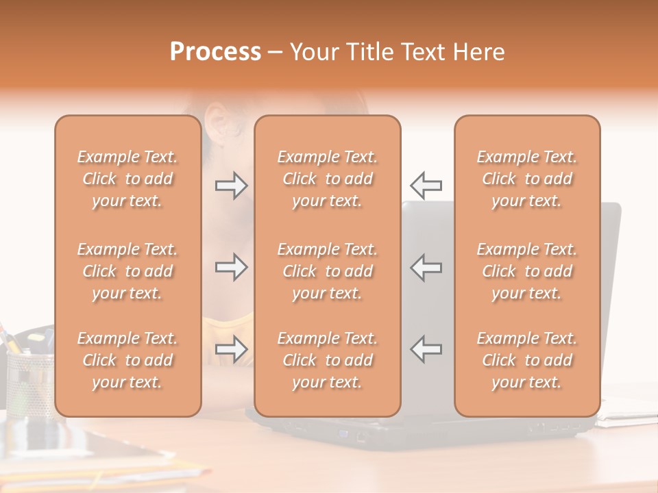 Desk Mobility Student PowerPoint Template