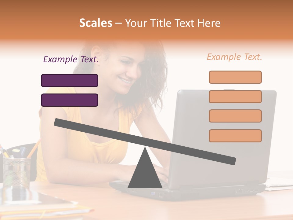 Desk Mobility Student PowerPoint Template