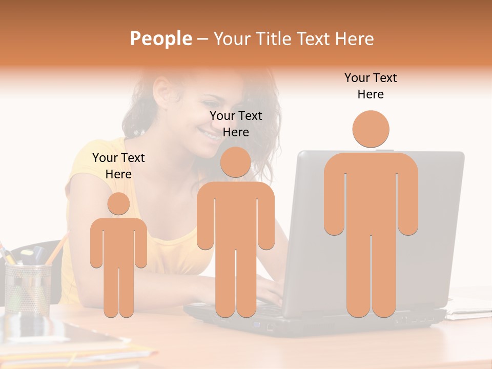 Desk Mobility Student PowerPoint Template