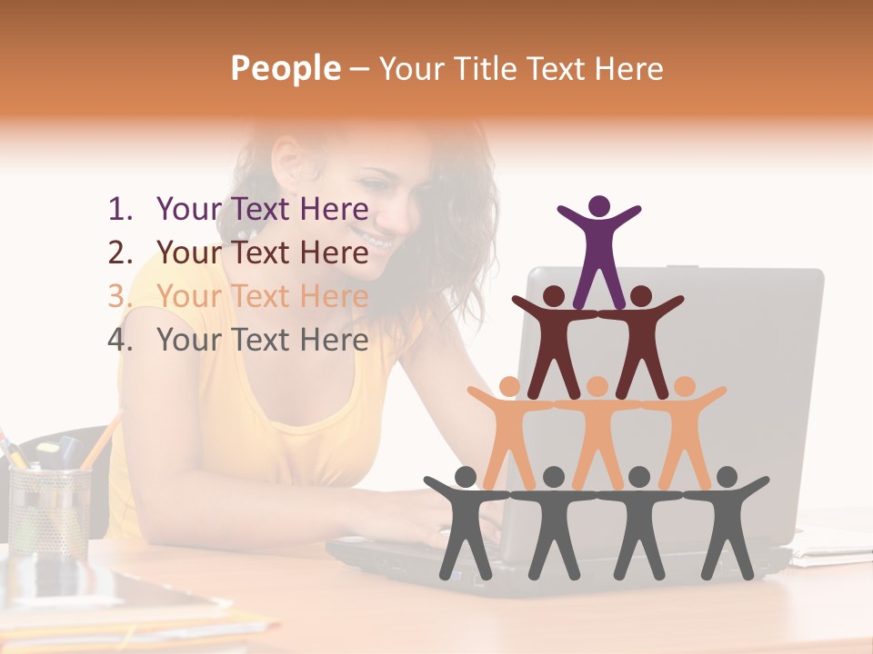 Desk Mobility Student PowerPoint Template