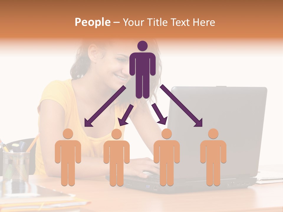 Desk Mobility Student PowerPoint Template