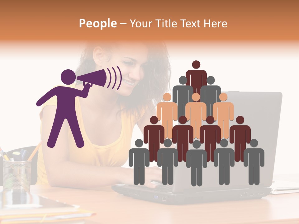 Desk Mobility Student PowerPoint Template