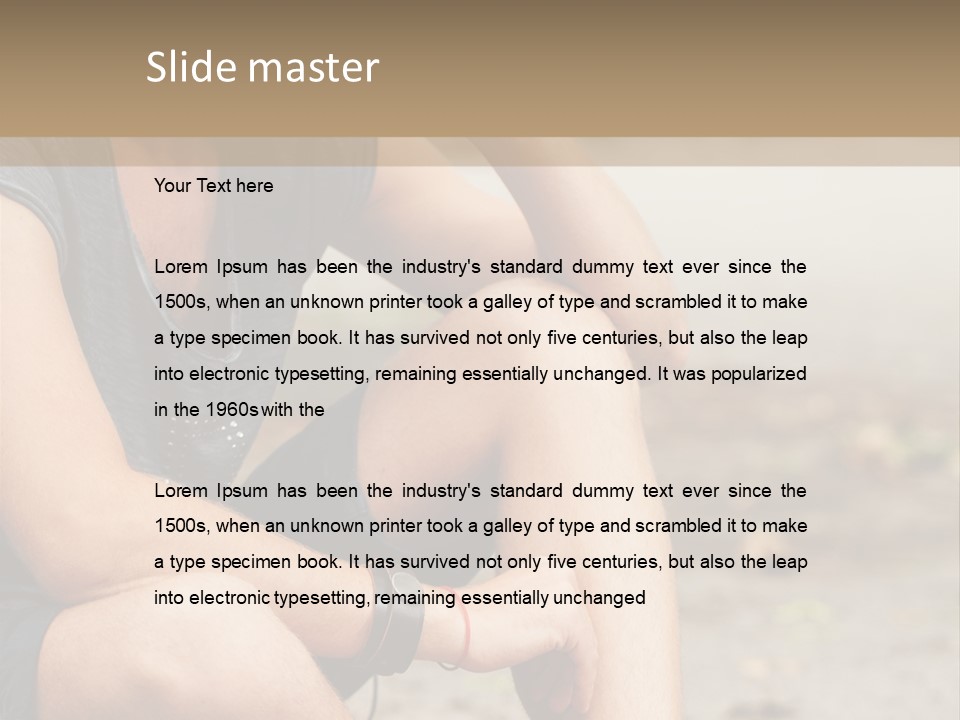 Teenager Young Expression PowerPoint Template