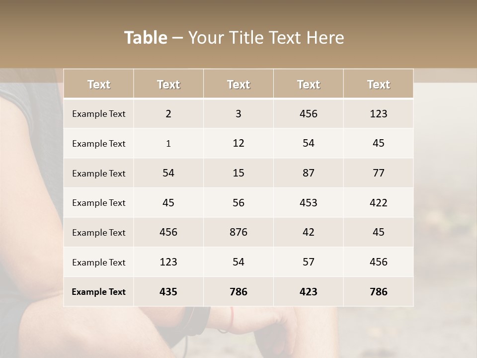 Teenager Young Expression PowerPoint Template