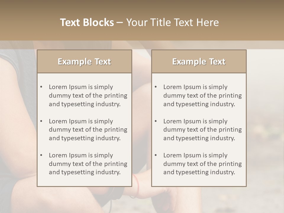 Teenager Young Expression PowerPoint Template