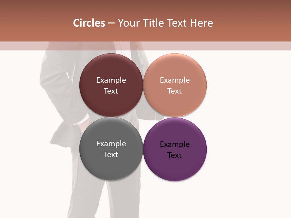 A Man In A Suit Is Giving A Thumbs Up PowerPoint Template