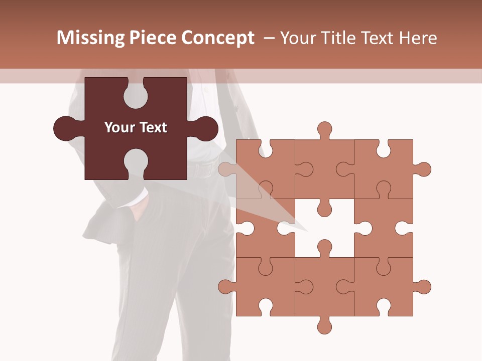 A Man In A Suit Is Giving A Thumbs Up PowerPoint Template