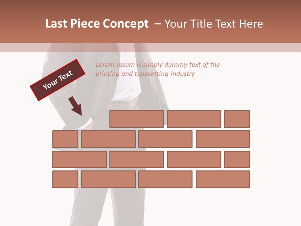 A Man In A Suit Is Giving A Thumbs Up PowerPoint Template