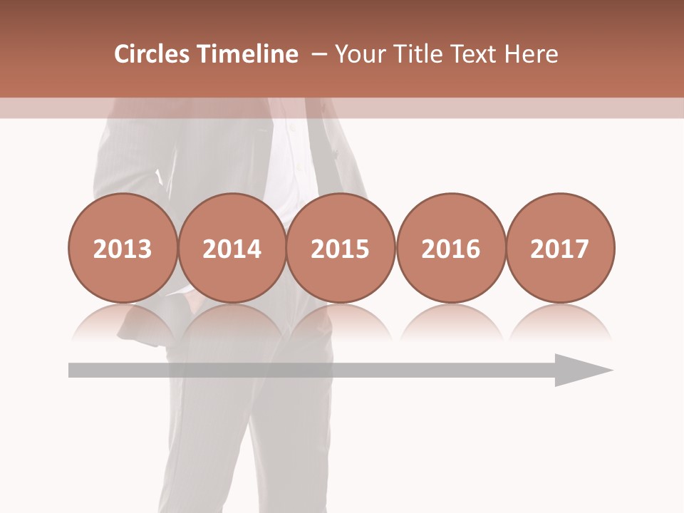 A Man In A Suit Is Giving A Thumbs Up PowerPoint Template