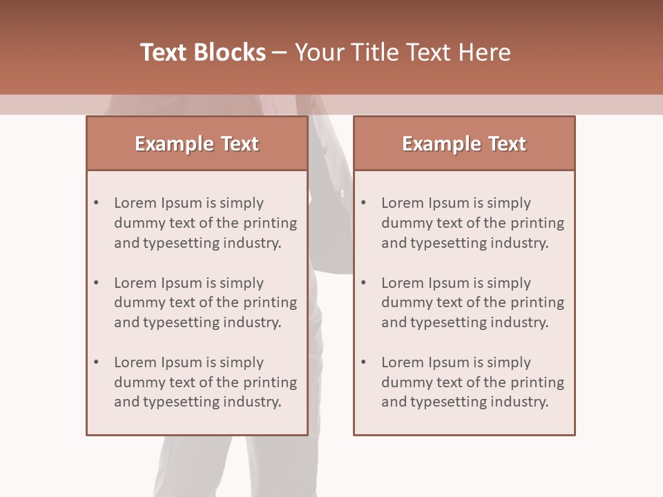 A Man In A Suit Is Giving A Thumbs Up PowerPoint Template