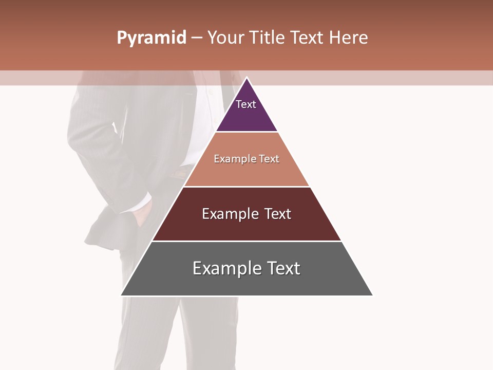 A Man In A Suit Is Giving A Thumbs Up PowerPoint Template