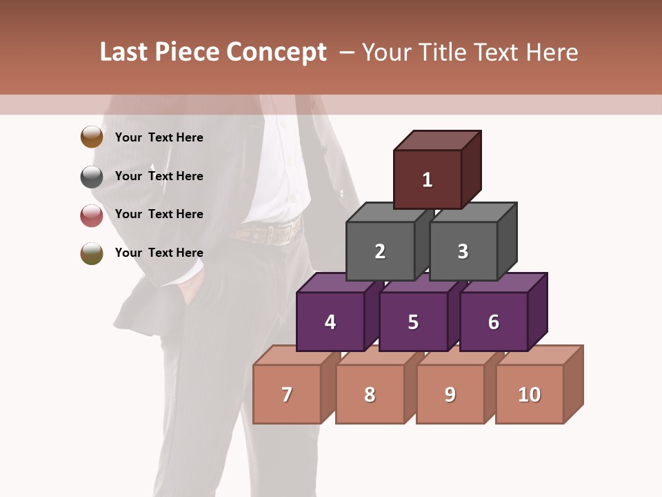 A Man In A Suit Is Giving A Thumbs Up PowerPoint Template