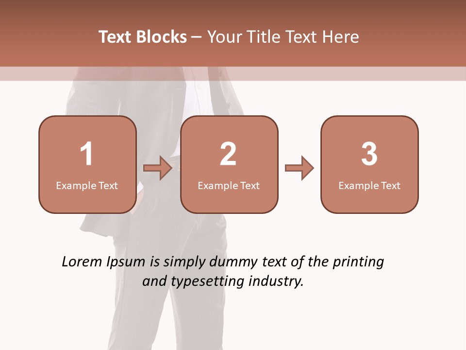 A Man In A Suit Is Giving A Thumbs Up PowerPoint Template