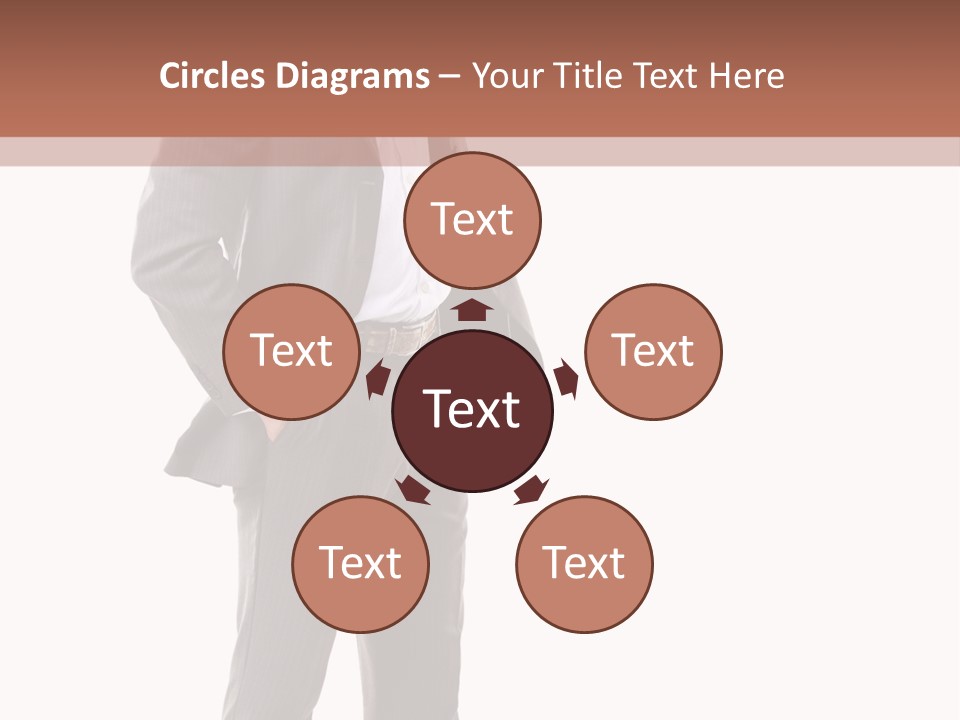 A Man In A Suit Is Giving A Thumbs Up PowerPoint Template