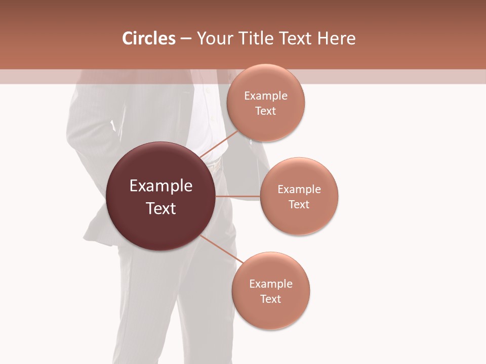 A Man In A Suit Is Giving A Thumbs Up PowerPoint Template