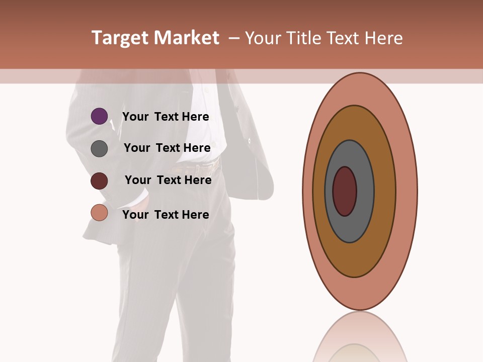 A Man In A Suit Is Giving A Thumbs Up PowerPoint Template