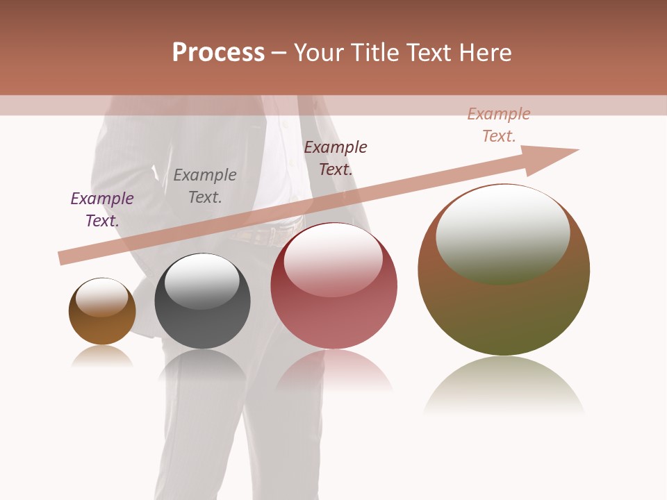A Man In A Suit Is Giving A Thumbs Up PowerPoint Template