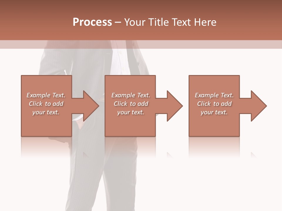 A Man In A Suit Is Giving A Thumbs Up PowerPoint Template