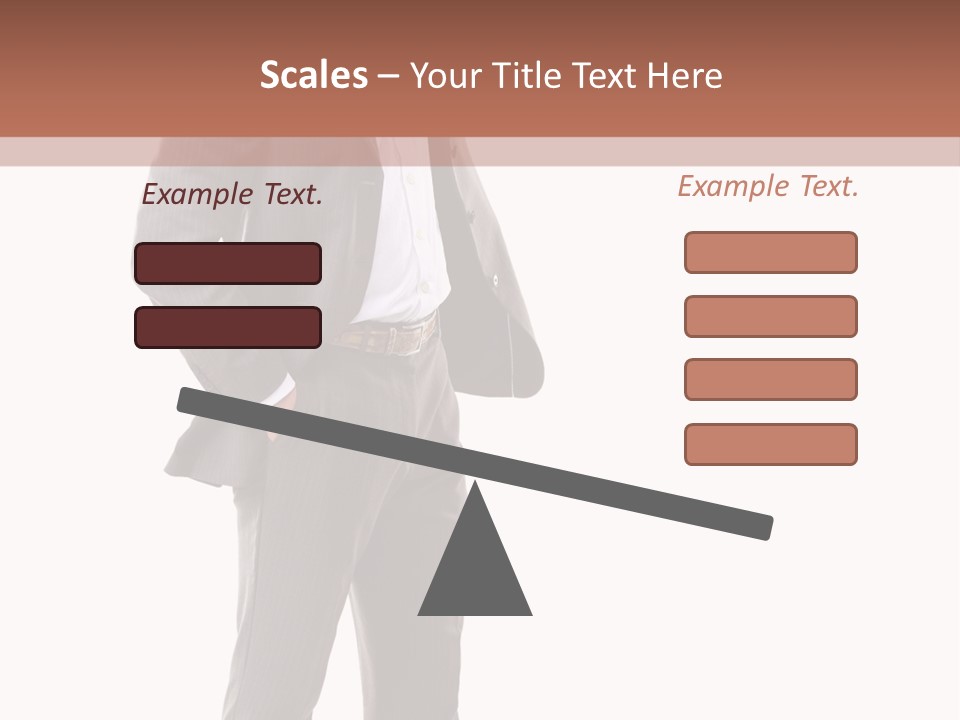 A Man In A Suit Is Giving A Thumbs Up PowerPoint Template