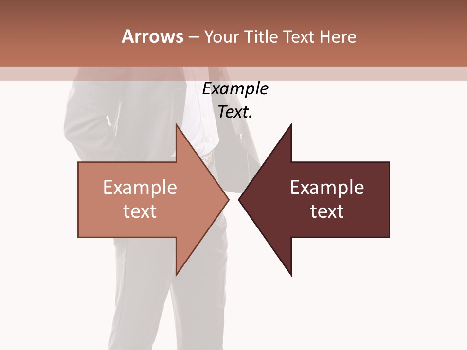 A Man In A Suit Is Giving A Thumbs Up PowerPoint Template