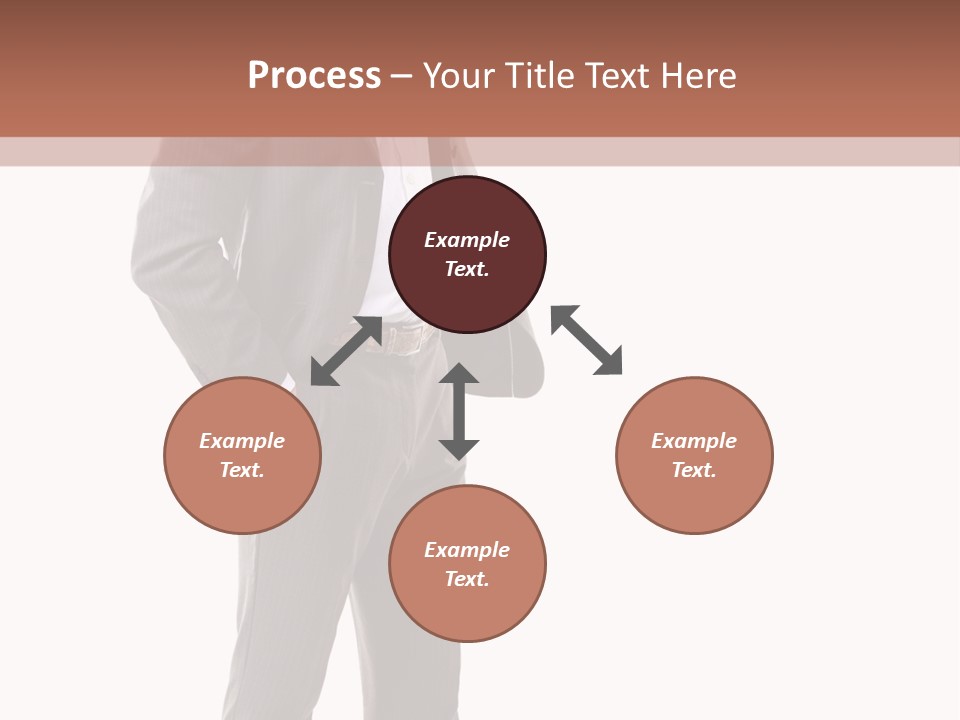 A Man In A Suit Is Giving A Thumbs Up PowerPoint Template