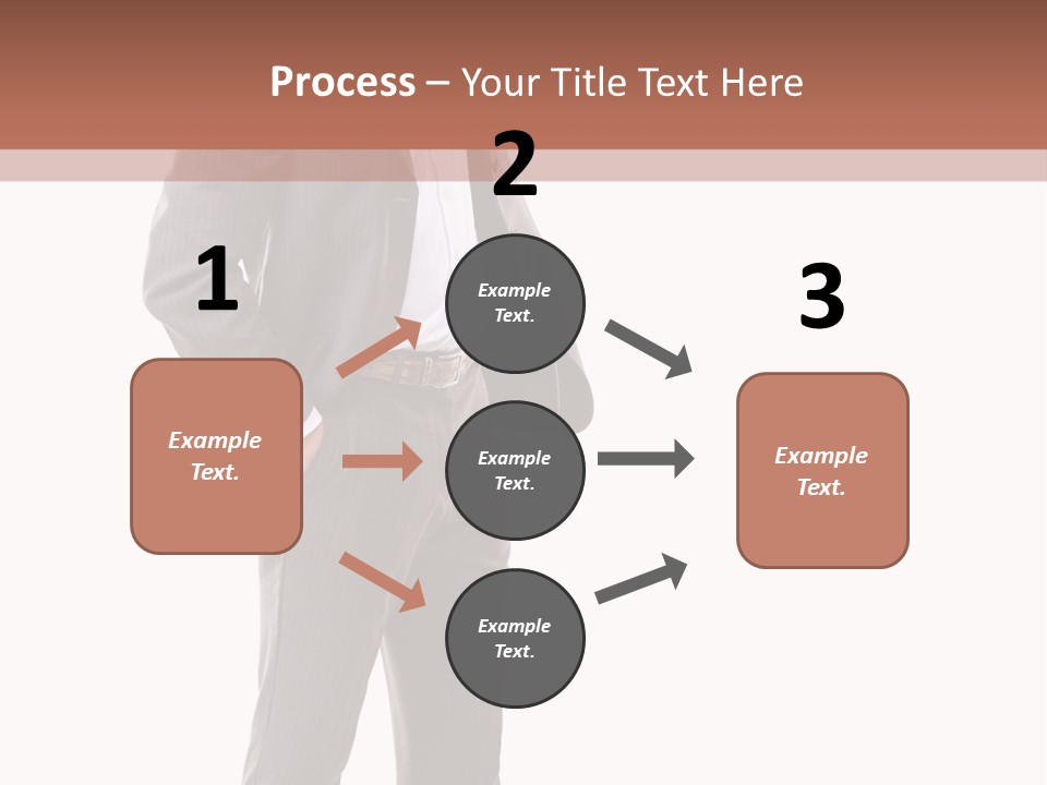 A Man In A Suit Is Giving A Thumbs Up PowerPoint Template
