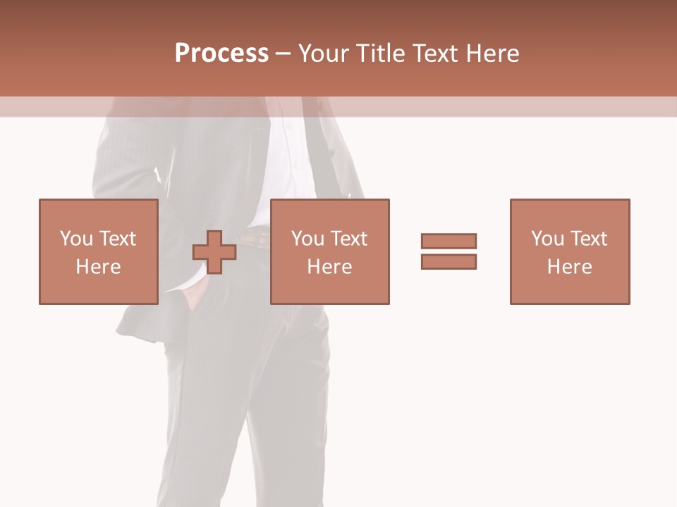 A Man In A Suit Is Giving A Thumbs Up PowerPoint Template