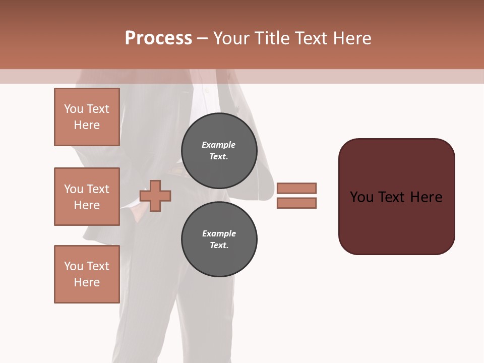 A Man In A Suit Is Giving A Thumbs Up PowerPoint Template