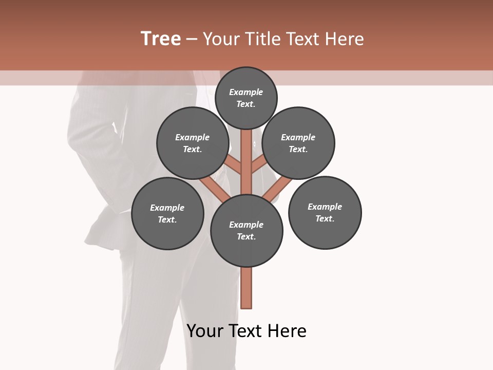 A Man In A Suit Is Giving A Thumbs Up PowerPoint Template