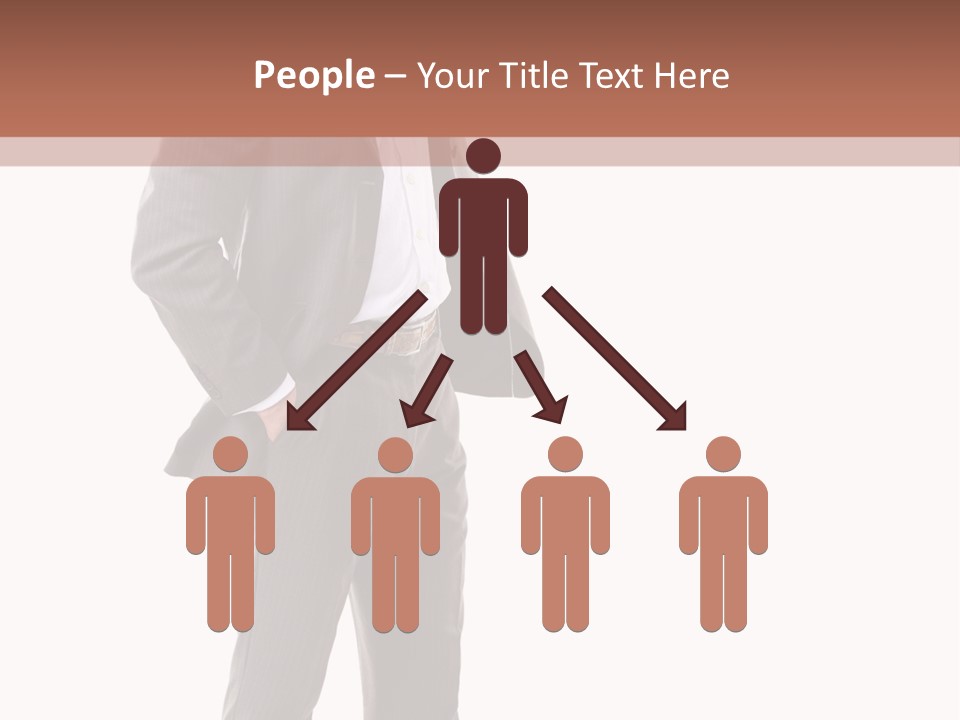 A Man In A Suit Is Giving A Thumbs Up PowerPoint Template