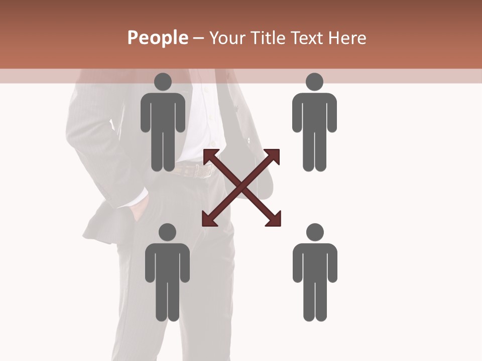 A Man In A Suit Is Giving A Thumbs Up PowerPoint Template