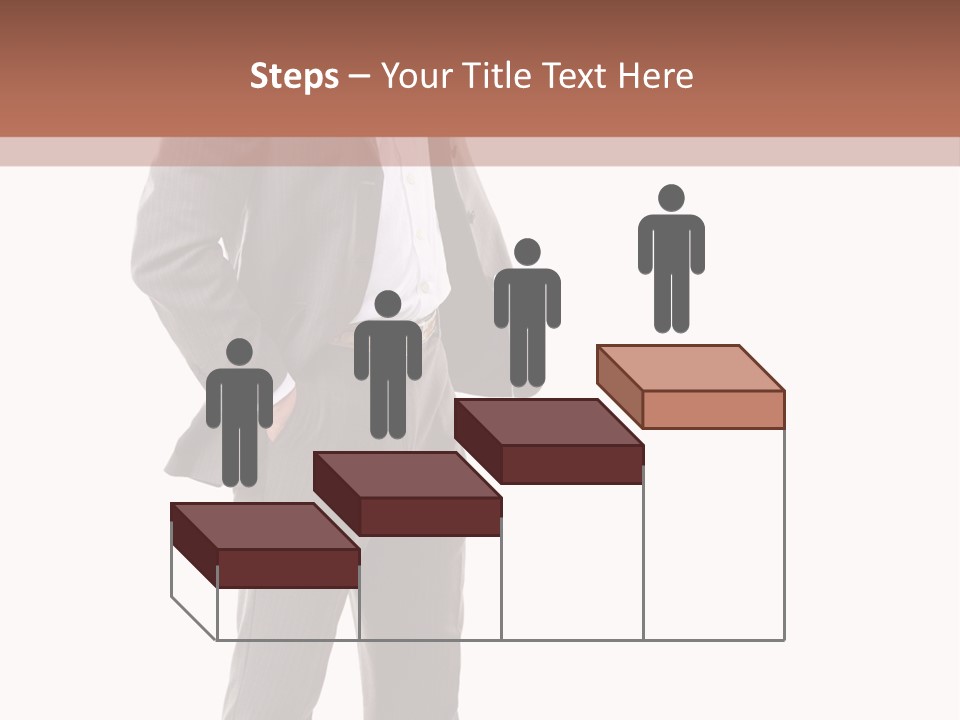 A Man In A Suit Is Giving A Thumbs Up PowerPoint Template
