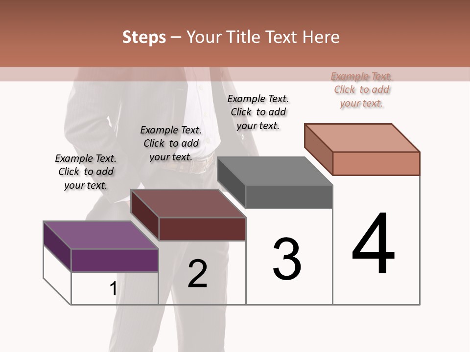 A Man In A Suit Is Giving A Thumbs Up PowerPoint Template