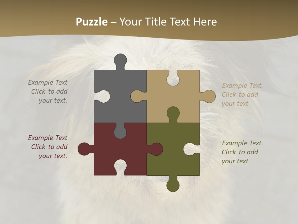 A Brown And Black Dog Standing On Top Of A Sidewalk PowerPoint Template