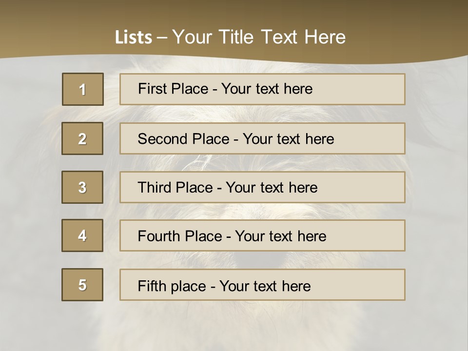 A Brown And Black Dog Standing On Top Of A Sidewalk PowerPoint Template
