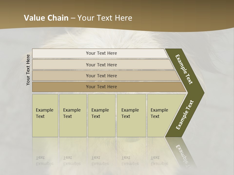 A Brown And Black Dog Standing On Top Of A Sidewalk PowerPoint Template