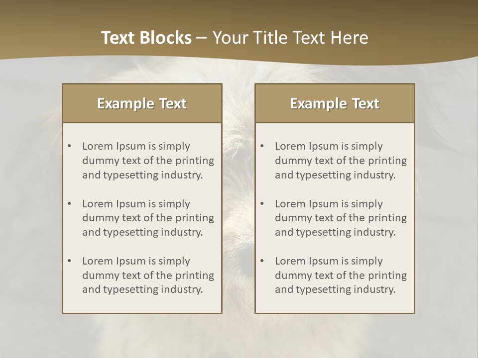 A Brown And Black Dog Standing On Top Of A Sidewalk PowerPoint Template