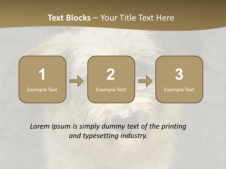 A Brown And Black Dog Standing On Top Of A Sidewalk PowerPoint Template