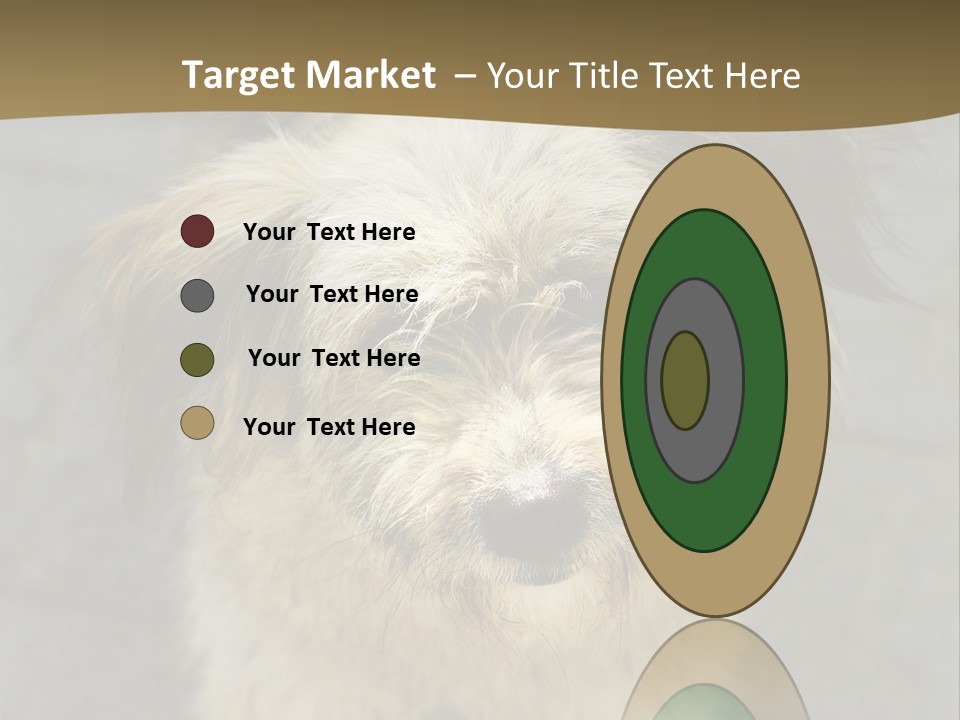 A Brown And Black Dog Standing On Top Of A Sidewalk PowerPoint Template