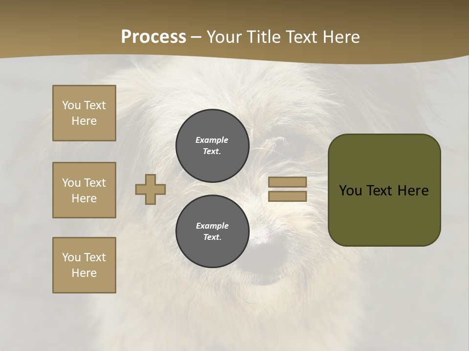 A Brown And Black Dog Standing On Top Of A Sidewalk PowerPoint Template