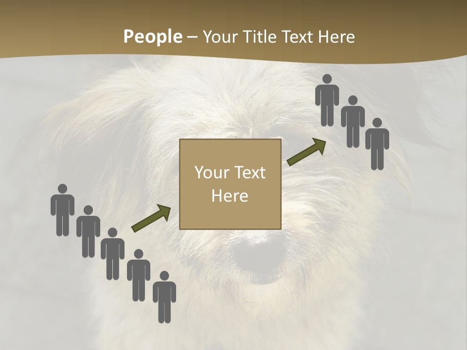 A Brown And Black Dog Standing On Top Of A Sidewalk PowerPoint Template