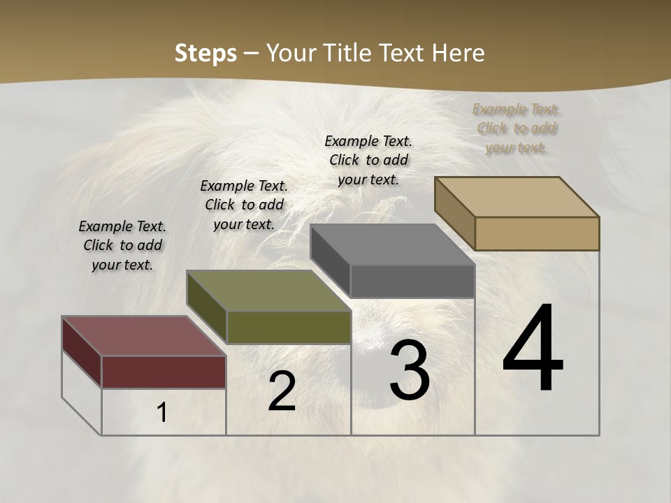 A Brown And Black Dog Standing On Top Of A Sidewalk PowerPoint Template