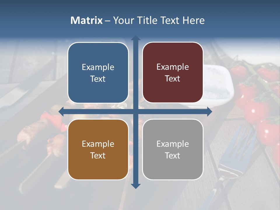 Table Olive Oil Roasted PowerPoint Template