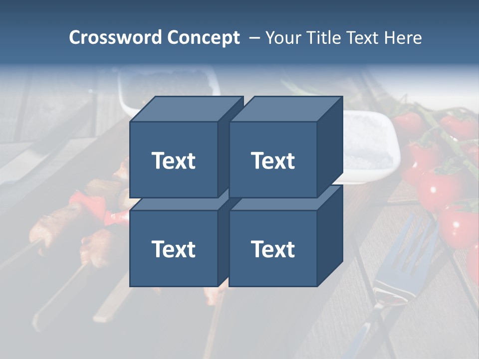 Table Olive Oil Roasted PowerPoint Template
