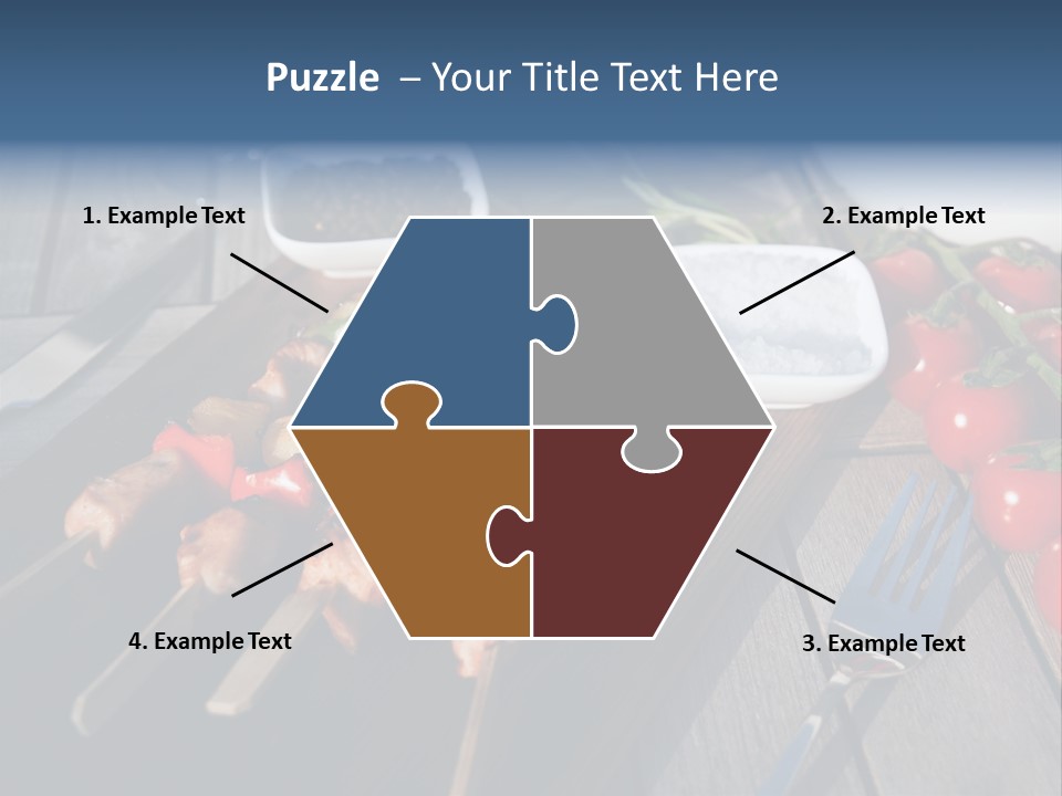 Table Olive Oil Roasted PowerPoint Template