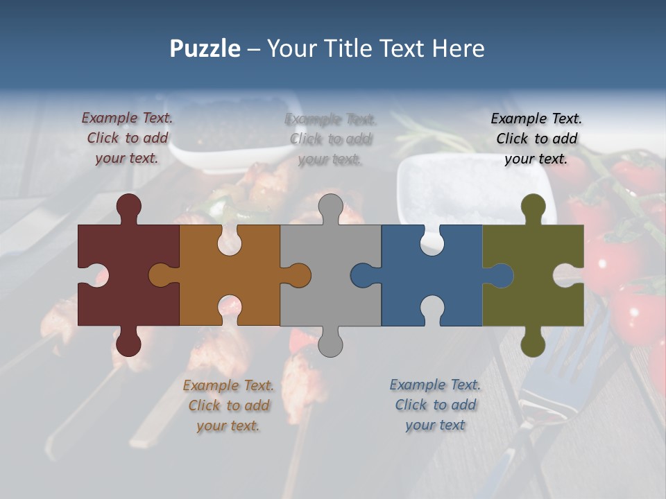 Table Olive Oil Roasted PowerPoint Template