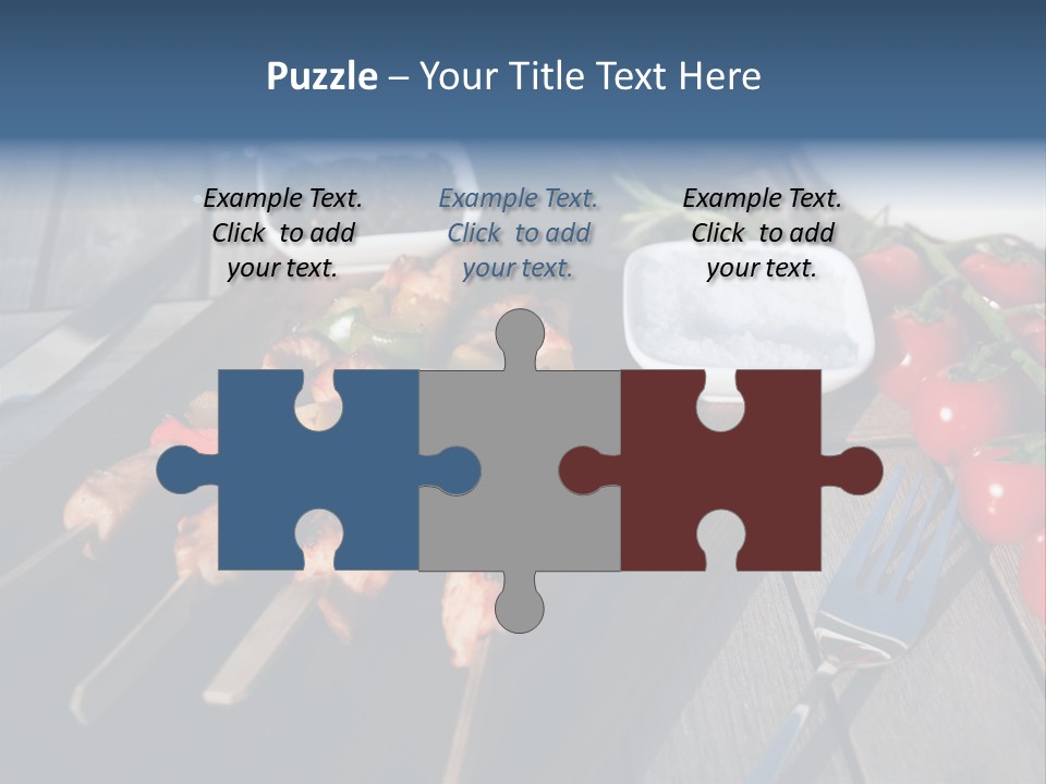 Table Olive Oil Roasted PowerPoint Template