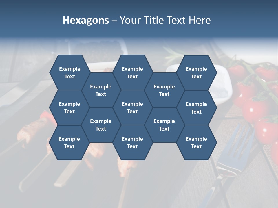 Table Olive Oil Roasted PowerPoint Template